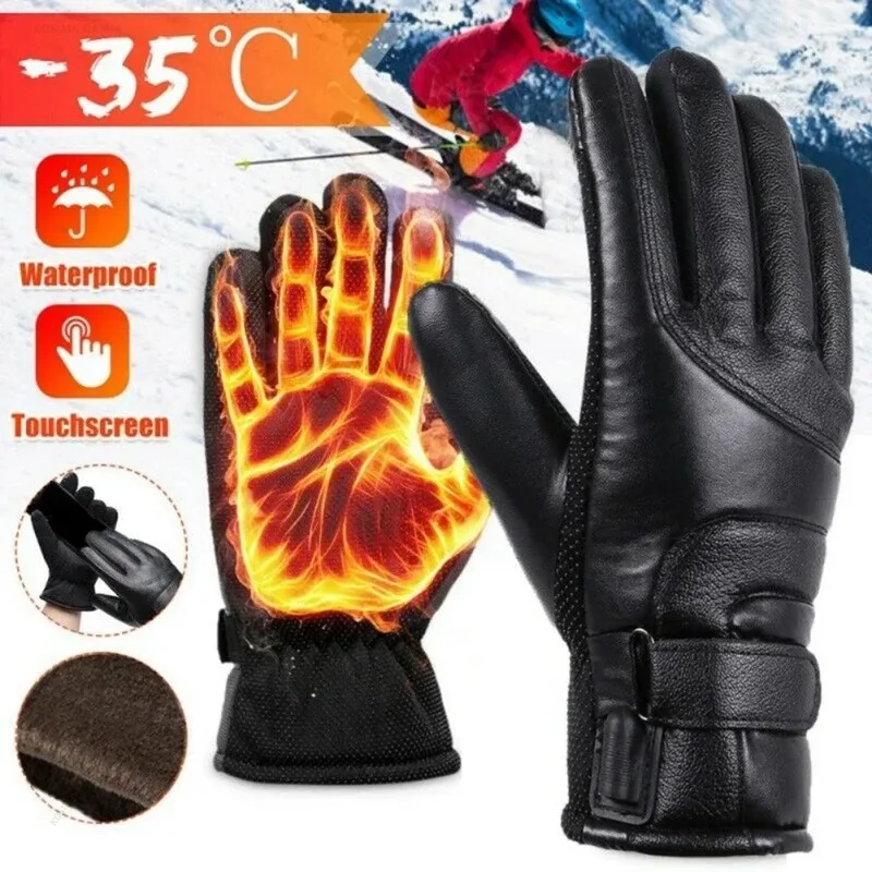 Heated Gloves Electric - 터치스크린 기능이 있는 보온 자전거 장갑,