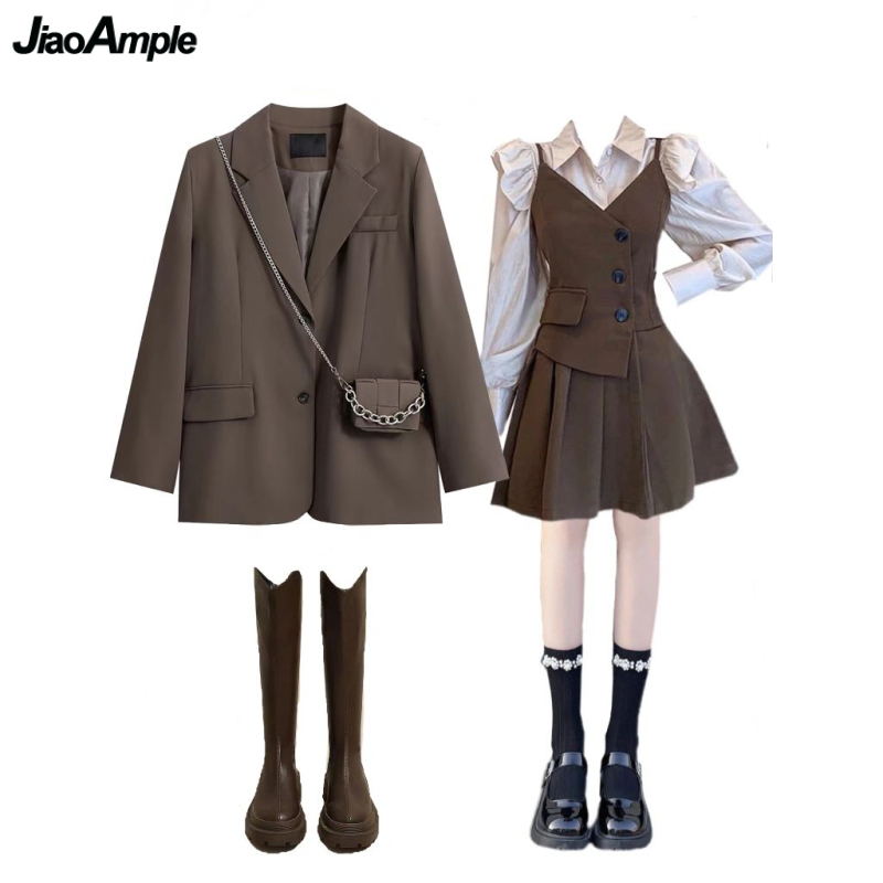 Winter Clothing Pk - 용수철 가을 여성 패션 블레이저 셔츠,