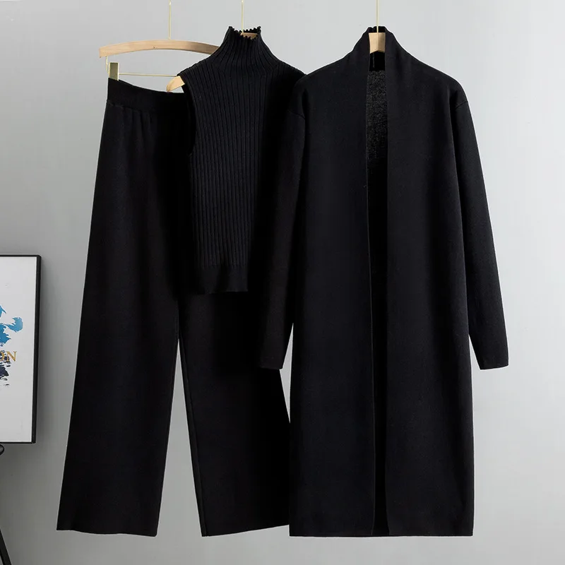 가을/겨울 3종 세트 여성용 가디건 트레이닝복, 세련된 - Winter Clothing For Women 리뷰 및 가격
