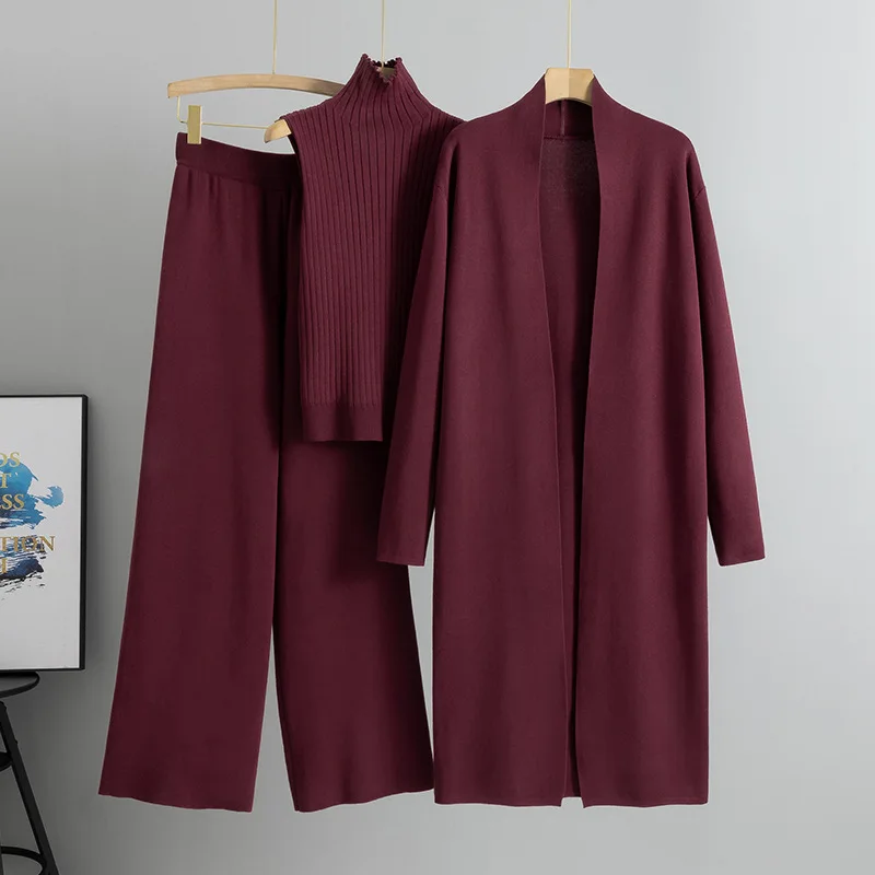 가을/겨울 3종 세트 여성용 가디건 트레이닝복, 세련된 - Winter Clothing For Women 리뷰 및 가격