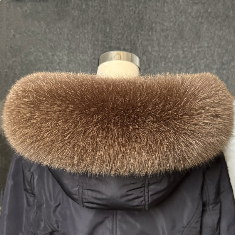리얼 폭스 모피 칼라 여성 유니버설 모자 스트립 다운  - Winter Clothing Pk 리뷰 및 가격