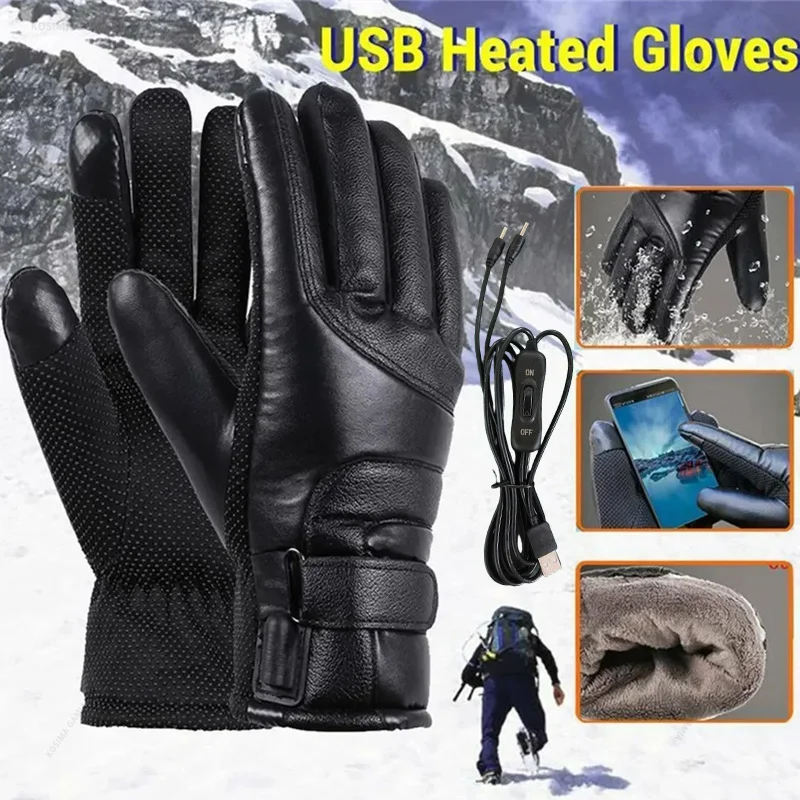 터치스크린 기능이 있는 보온 자전거 장갑, 오토바이 장 - Heated Gloves Electric 리뷰 및 가격