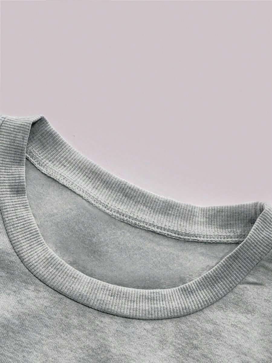 여성용 플로럴 패턴 스웨트셔츠, 둥근 네크라인, 캐주얼 - Winter Clothing Gift Ideas 리뷰 및 가격