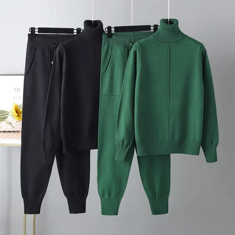 새로운 가을/겨울 여성용 하이넥 우아한 니트 스웨터 상 - Winter Clothing For Women 리뷰 및 가격