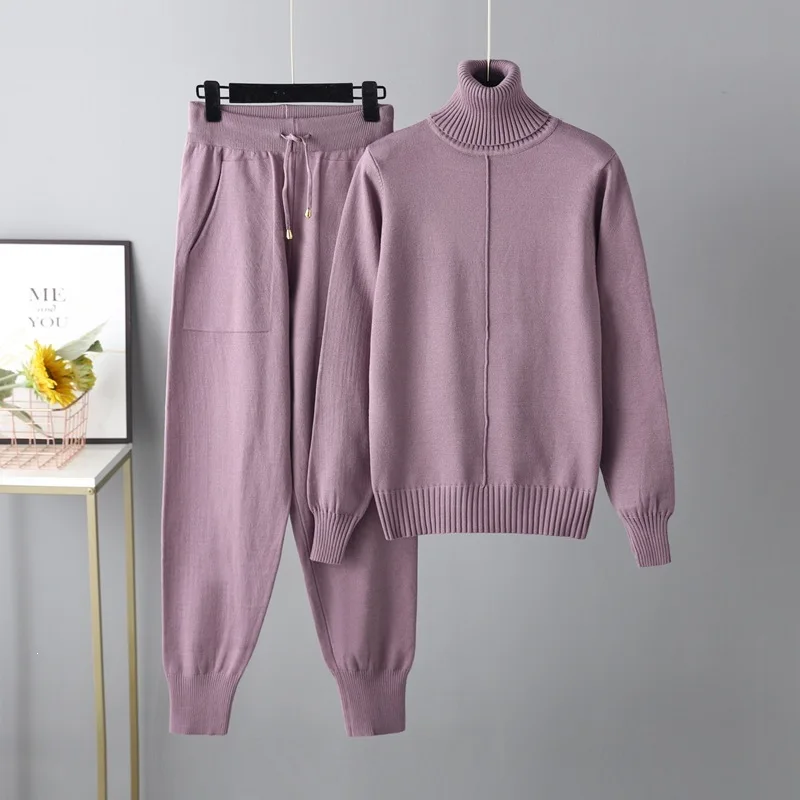 새로운 가을/겨울 여성용 하이넥 우아한 니트 스웨터 상 - Winter Clothing For Women 리뷰 및 가격